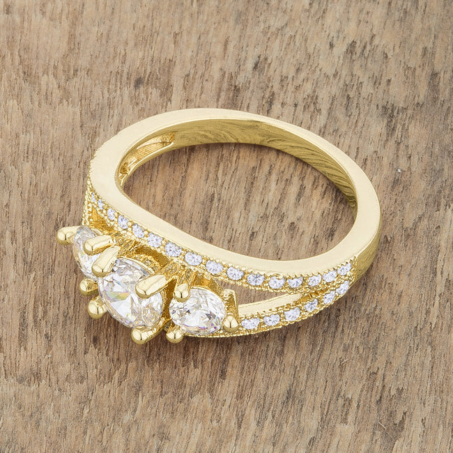 Geneviere Gold Classic Ring