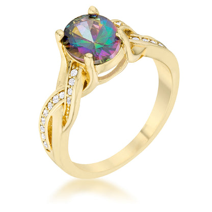 Justine Mystic Gold Classic Oval Ring