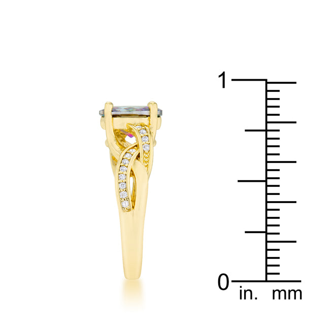 Justine Mystic Gold Classic Oval Ring